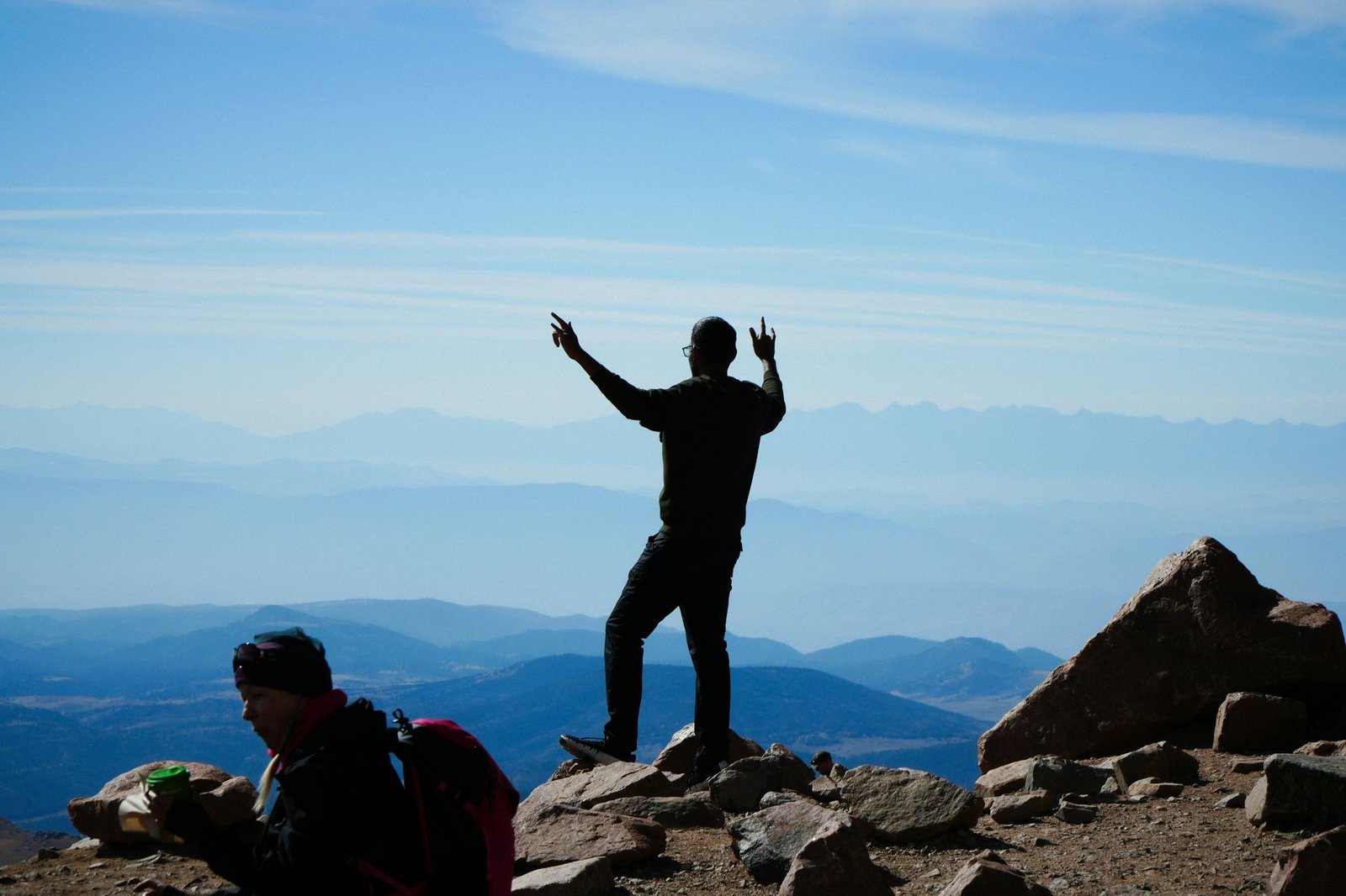 Hikers on Pikes Peak